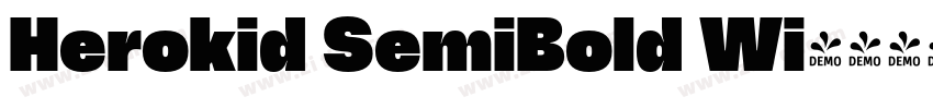 Herokid SemiBold Wi字体转换
